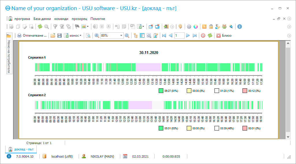 Програма за контрол на работниците